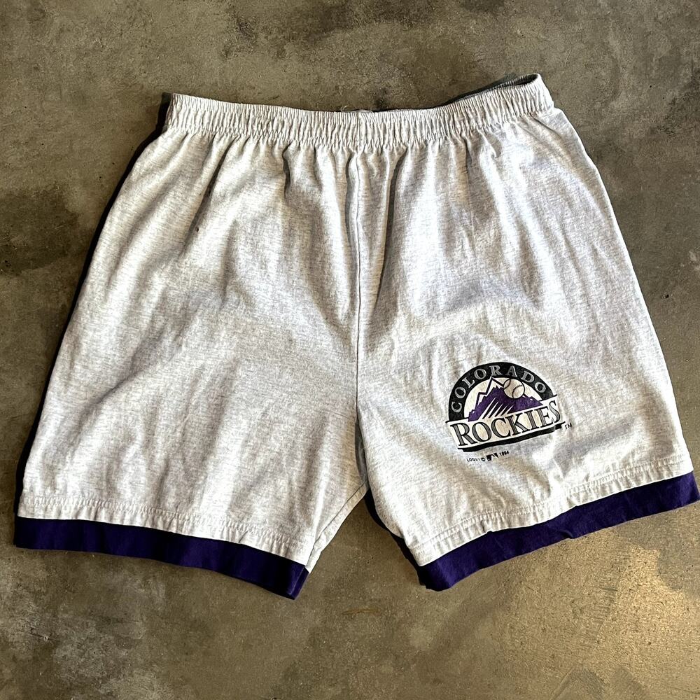 Vintage 1994 Colorado Rockies Shorts Logo 7